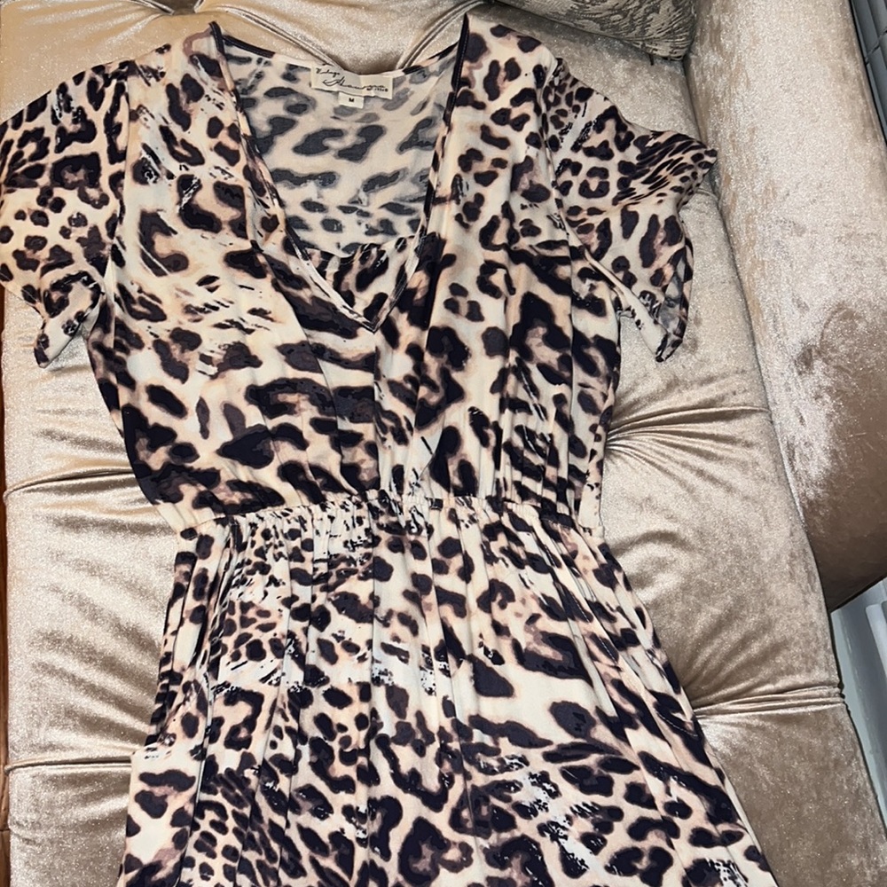 Leopard vintage Havana dress. New without tags, never worn.